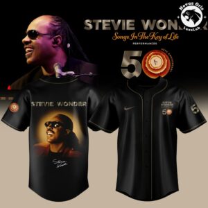Stevie Wonder Songs in the Key of Life 50th Anniversary Baseball Jersey 12