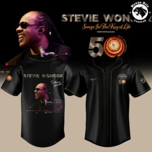 Stevie Wonder Songs in the Key of Life 50th Anniversary Baseball Jersey 14