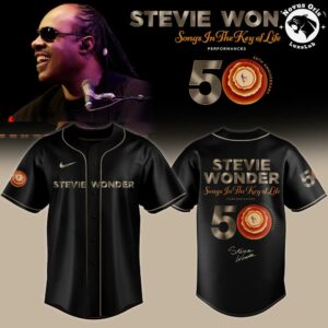 Stevie Wonder Songs in the Key of Life 50th Anniversary Baseball Jersey 2