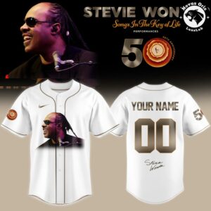 Stevie Wonder Songs in the Key of Life 50th Anniversary Baseball Jersey 9