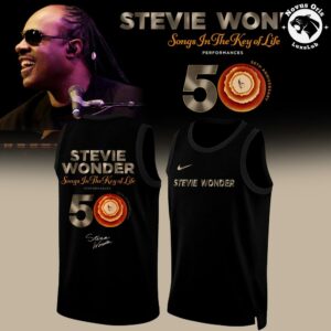 Stevie Wonder Songs in the Key of Life 50th Anniversary Basketball Jersey 2