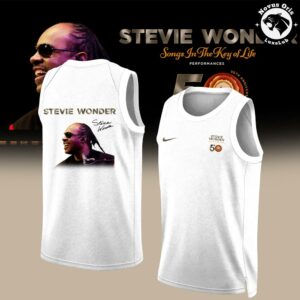 Stevie Wonder Songs in the Key of Life 50th Anniversary Basketball Jersey 5