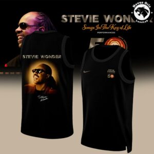 Stevie Wonder Songs in the Key of Life 50th Anniversary Basketball Jersey 8