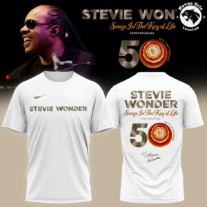 Stevie Wonder Songs in the Key of Life 50th Anniversary Graphic T-Shirt
