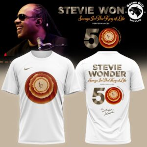 Stevie Wonder Songs in the Key of Life 50th Anniversary Graphic T Shirt 3