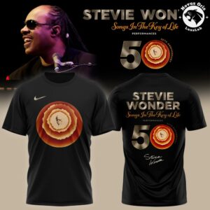 Stevie Wonder Songs in the Key of Life 50th Anniversary Graphic T Shirt 4
