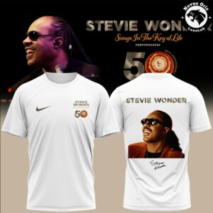 Stevie Wonder Songs in the Key of Life 50th Anniversary Graphic T Shirt 7