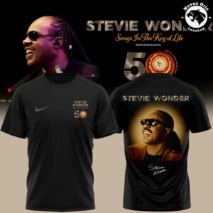 Stevie Wonder Songs in the Key of Life 50th Anniversary Graphic T Shirt 8