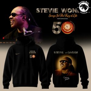 Stevie Wonder Songs in the Key of Life 50th Anniversary Pullover Hoodie 8