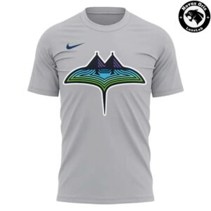 Tampa Bay Rays 2026 MLB Road Uniform Gray Graphic T Shirt 5