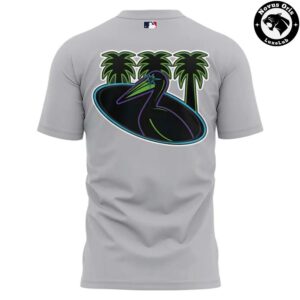 Tampa Bay Rays 2026 MLB Road Uniform Gray Graphic T Shirt 6