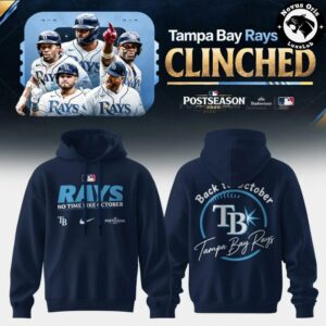 Tampa Bay Rays Postseason Clinched Win Our Way 2026 Hoodie 2
