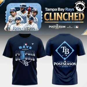 Tampa Bay Rays Postseason Clinched Win Our Way 2026 T-Shirt