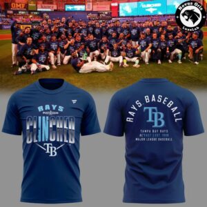 Tampa Bay Rays Postseason Clinched Win Our Way 2026 T Shirt 3