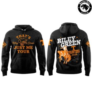 Tennessee Volunteers x Riley Green Thats Just Me Tour 2026 Hoodie 3