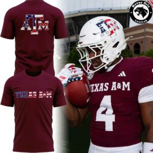 Texas AM Aggies 2026 Salute to Service Graphic T Shirt 2