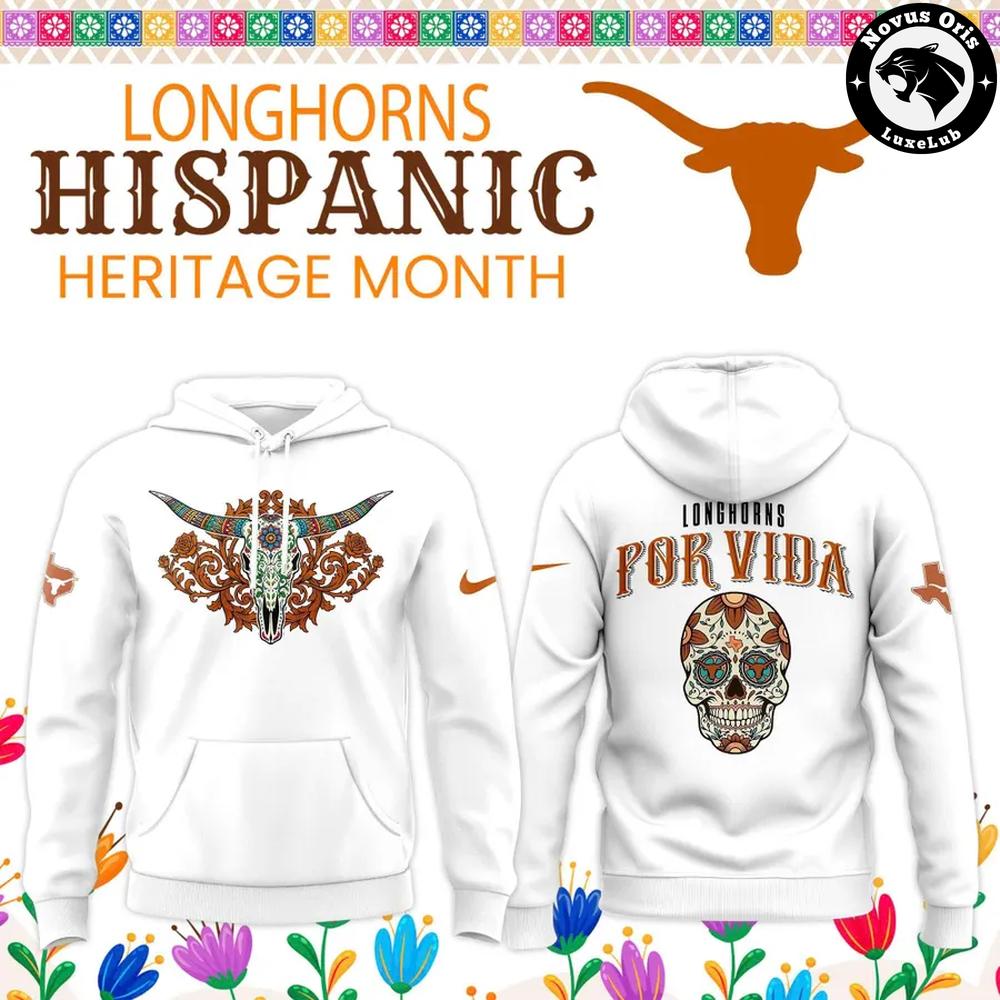 Texas Longhorns Hispanic Heritage Month 2026 Graphic Hoodie Texas Longhorns Hispanic Heritage Month 2026 Graphic Hoodie