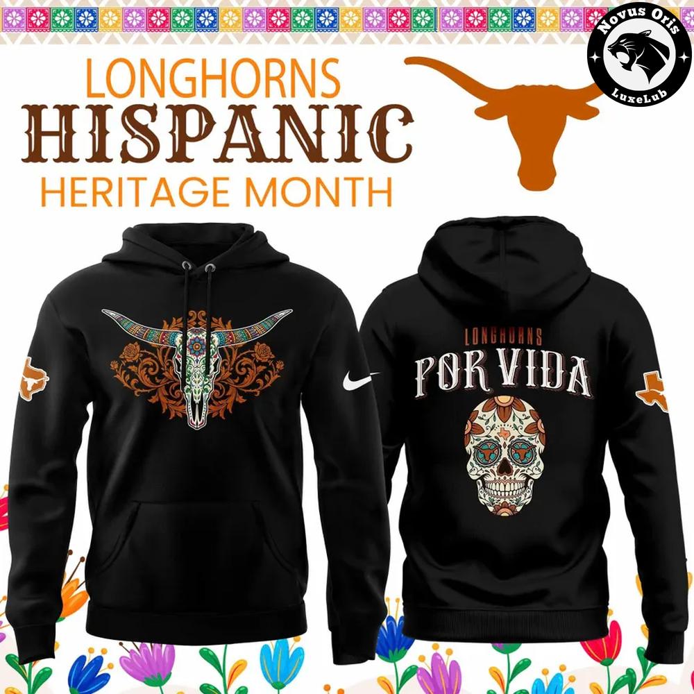 Texas Longhorns Hispanic Heritage Month 2026 Graphic Hoodie Texas Longhorns Hispanic Heritage Month 2026 Graphic Hoodie