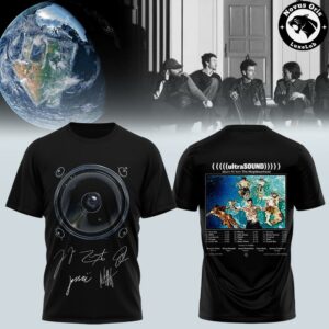 The Neighbourhood The World Tour 2026 Black Graphic T Shirt 3