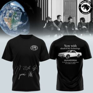 The Neighbourhood The World Tour 2026 Black Graphic T Shirt 4