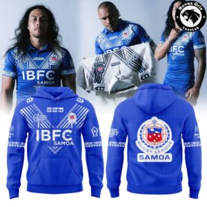 Toa Samoa Rugby League World Cup 2026 Pullover Hoodie 2
