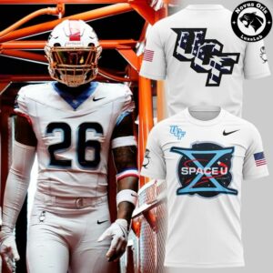 UCF Knights Property of SpaceU 2026 White Graphic T-Shirt