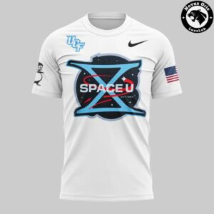 UCF Knights Property of SpaceU 2026 White Graphic T Shirt 2