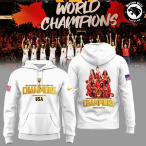 USA Womens Basketball 2026 FIBA World Champions 12x Berlin Victory Hoodie 6