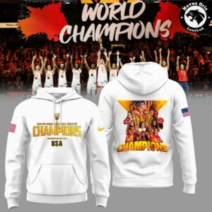 USA Womens Basketball 2026 FIBA World Champions 12x Berlin Victory Hoodie 7