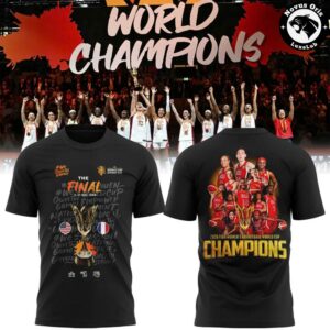 USA Womens Basketball 2026 FIBA World Champions 12x Berlin Victory T Shirt 2