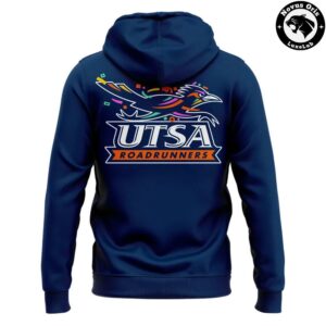 UTSA Roadrunners Los Correcaminos 2026 Navy Pullover Hoodie 3