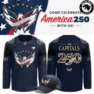 Washington Capitals America 250th Anniversary Hockey Jersey