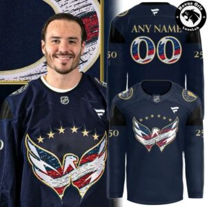 Washington Capitals America 250th Anniversary Hockey Jersey 2