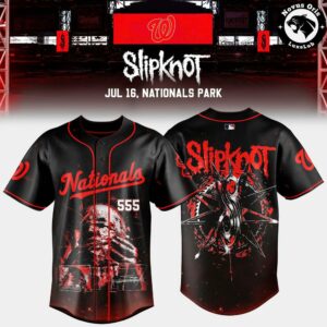 Washington Nationals x Slipknot Stadium Tour Special Edition Jersey