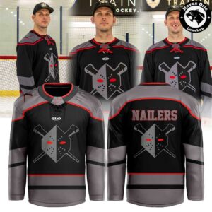 Wheeling Nailers ECHL Ice Hockey Mask Alternate 2026 Hockey Jersey 2