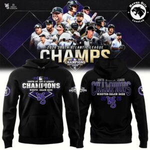 Winston Salem Dash South Atlantic League Champions 2026 Hoodie 2