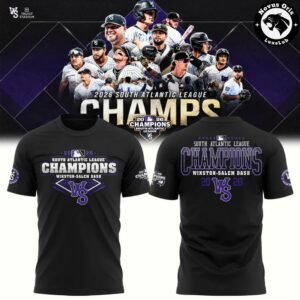 Winston Salem Dash South Atlantic League Champions 2026 T Shirt 2