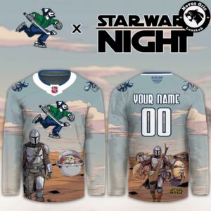 Abbotsford Canucks Star Wars Night 2026 Custom Hockey Jersey 2