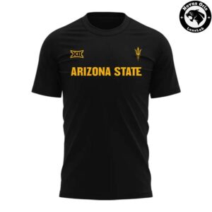 Arizona State Sun Devils Dark Mode 2026 Black T Shirt 2