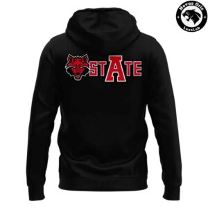 Arkansas State Red Wolves Uniform 2026 Black Hoodie 3