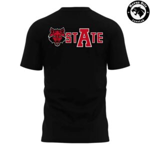 Arkansas State Red Wolves Uniform 2026 Black T Shirt 3
