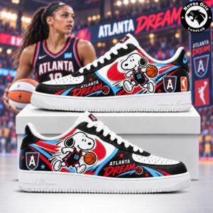 Atlanta Dream x Snoopy 2026 Red Black Custom Air Force 1