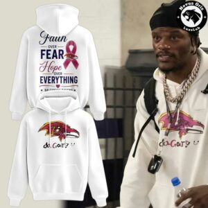 Baltimore Ravens Da GOAT 2026 White Pullover Hoodie 3