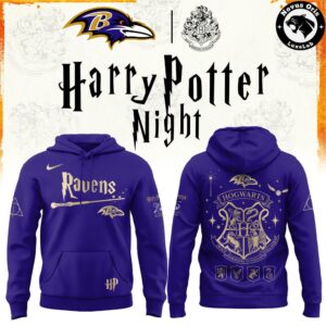 Baltimore Ravens x Harry Potter Night 2026 Pullover Hoodie 3