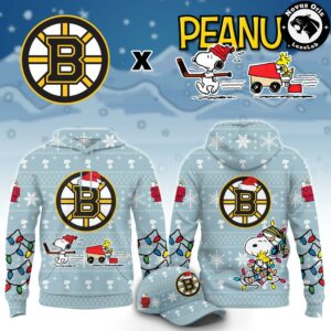 Boston Bruins x Peanuts Christmas 2026 Hoodie