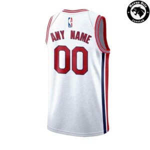 Brooklyn Nets Classic Edition 2026 White Custom Jersey 3