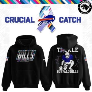 Buffalo Bills Crucial Catch Intercept Cancer 2026 Hoodie