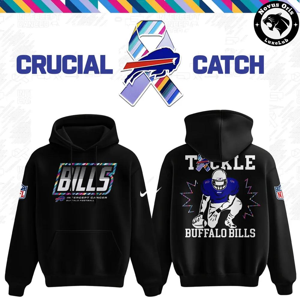 Buffalo Bills Crucial Catch Intercept Cancer 2026 Hoodie Buffalo Bills Crucial Catch Intercept Cancer 2026 Hoodie