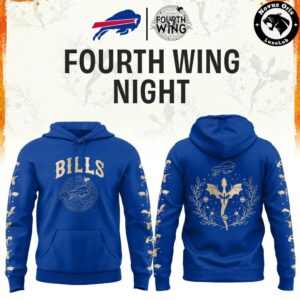 Buffalo Bills x Fourth Wing Night 2026 Black Hoodie 5