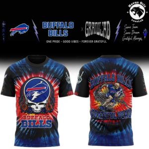 Buffalo Bills x Grateful Dead Skeletons 2026 T-Shirt